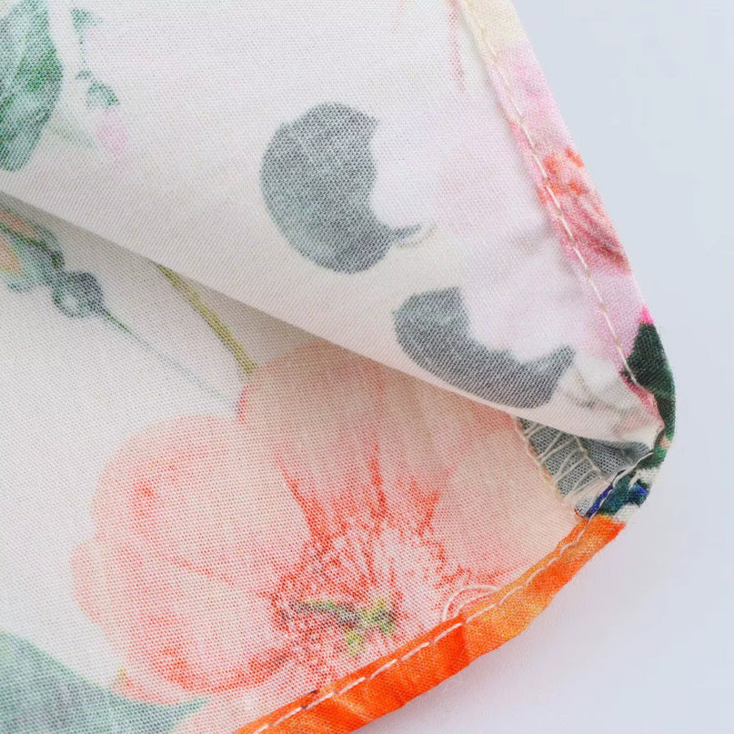 Flower Print Shirt Casual Jacket for Women Summer Outerwear Cardigan Shirt Sun Protection Top for Women