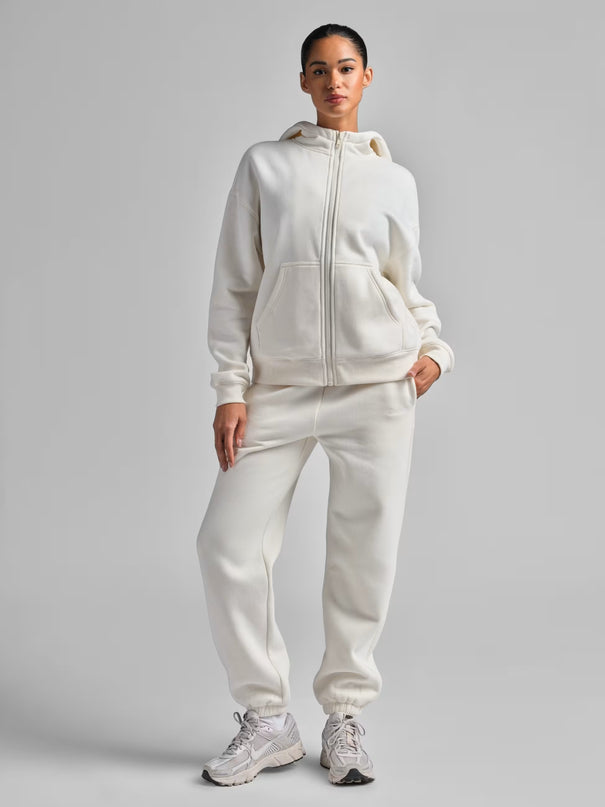 EVORA® Pastel Zip Hoodie & Sweatpants Set