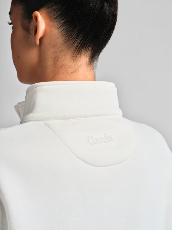 EVORA® Basic Quarter Zip Mock Neck