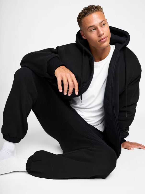 EVORA® Pastel Zip Hoodie & Sweatpants Set