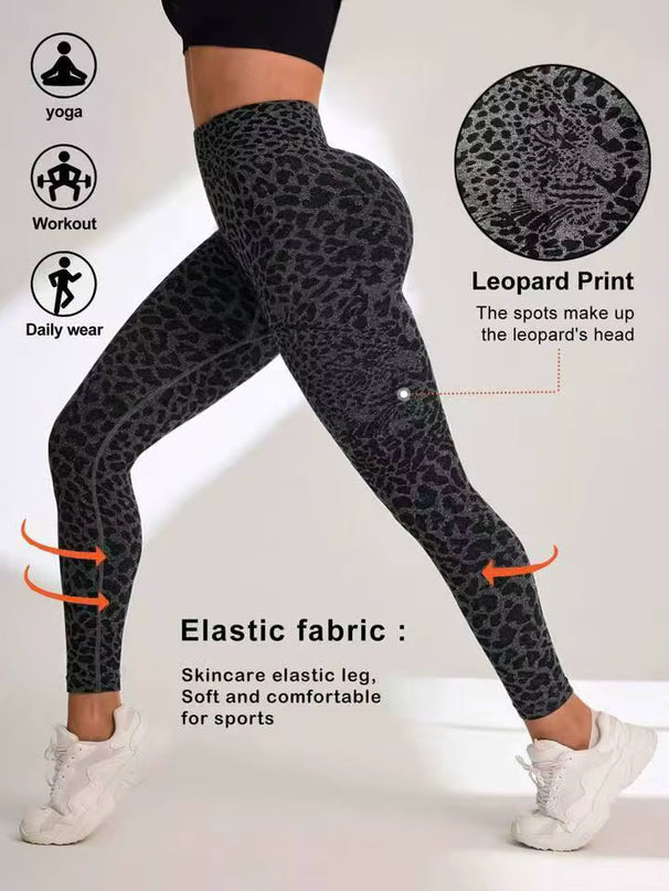 EVORA® Leopard Yoga Leggings