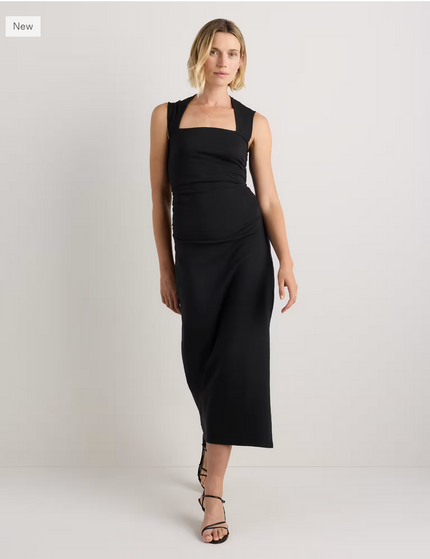 EVORA® Véra Square-Neck Maxi Dress