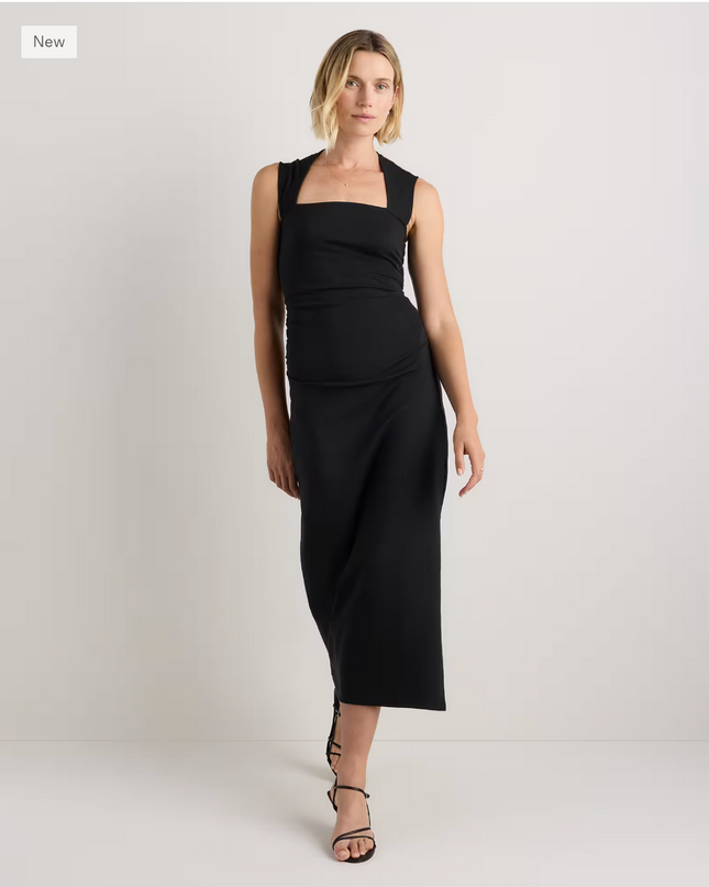 EVORA® Véra Square-Neck Maxi Dress