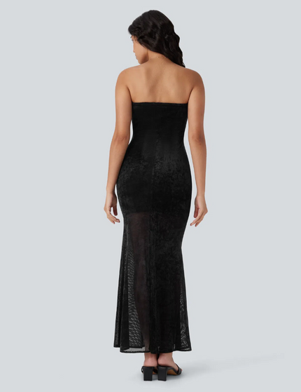 EVORA® Vesper Strapless Tassel Dress