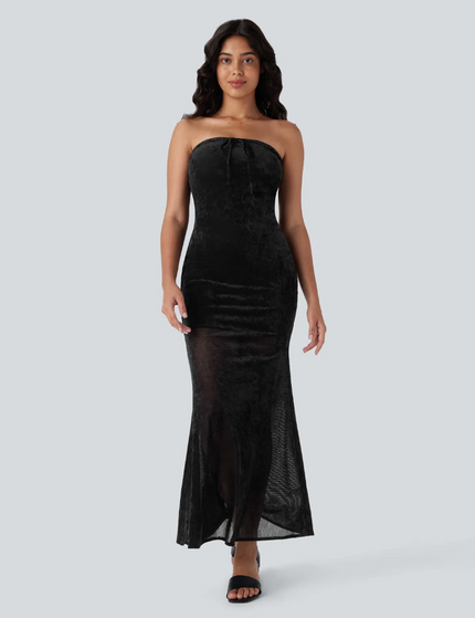 EVORA® Vesper Strapless Tassel Dress