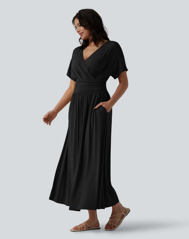 EVORA® Élan High-Waist Maxi Dress