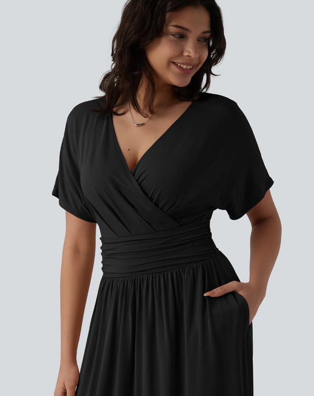 EVORA® Élan High-Waist Maxi Dress