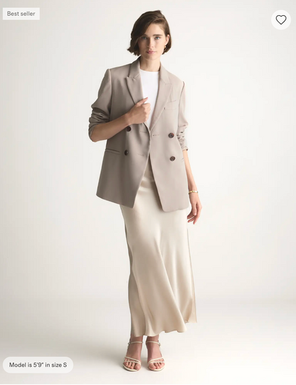 EVORA® Washable Silk Maxi Skirt