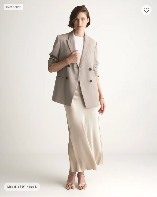 EVORA® Washable Silk Maxi Skirt