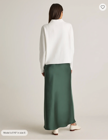 EVORA® Washable Silk Maxi Skirt