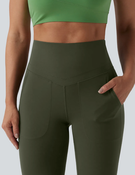 EVORA® Bell-Bottoms Yoga Wide Leg Leggings