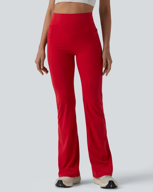 EVORA® Wide Leg Leggings
