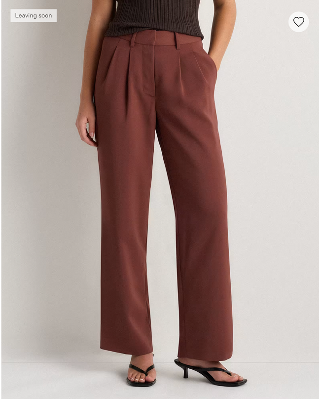 EVORA® Stretch Crepe Pleated Wide Leg Pants
