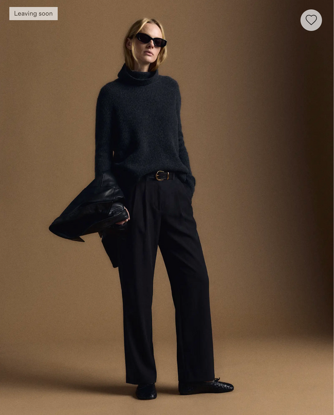 EVORA® Stretch Crepe Pleated Wide Leg Pants