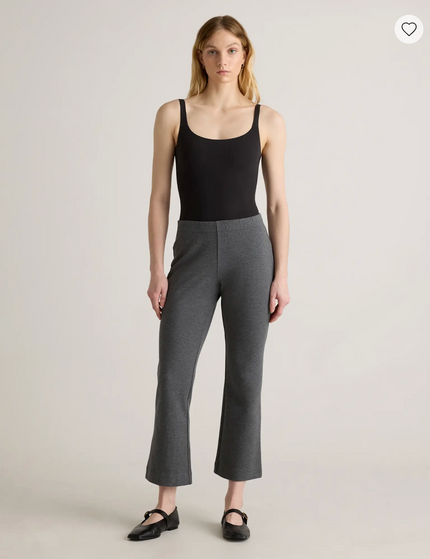 EVORA® Cotton Double Knit Wide Leg Pants