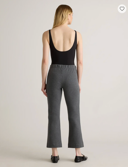 EVORA® Cotton Double Knit Wide Leg Pants