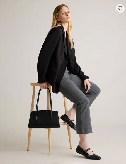 EVORA® Cotton Double Knit Wide Leg Pants