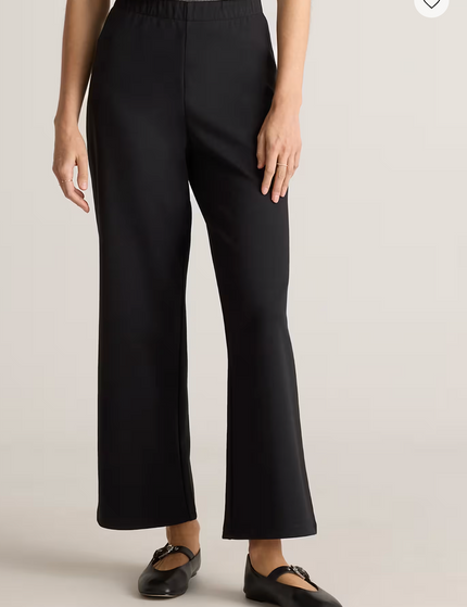 EVORA® Cotton Double Knit Wide Leg Pants