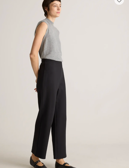 EVORA® Cotton Double Knit Wide Leg Pants
