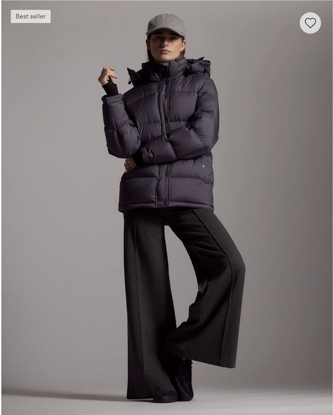 EVORA® Ultra-Stretch Ponte Super Wide Leg Ankle Pants