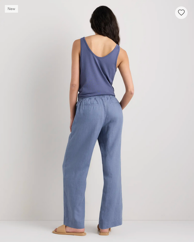 EVORA® Linen Wide Leg Pants