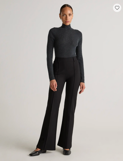 EVORA® Ultra-Stretch Ponte Flare Leg Pants