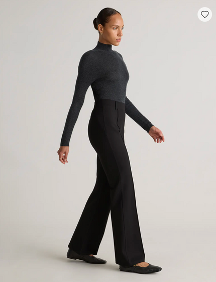 EVORA® Ultra-Stretch Ponte Flare Leg Pants