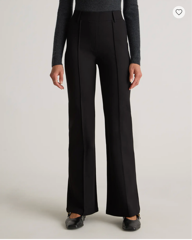 EVORA® Ultra-Stretch Ponte Flare Leg Pants