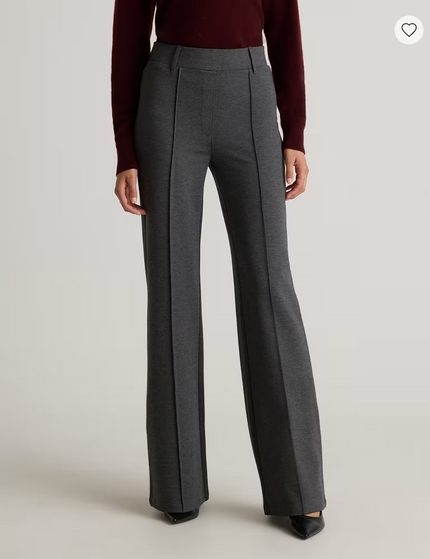 EVORA® Ultra-Stretch Ponte Flare Leg Pants