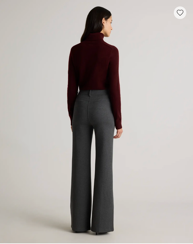 EVORA® Ultra-Stretch Ponte Flare Leg Pants