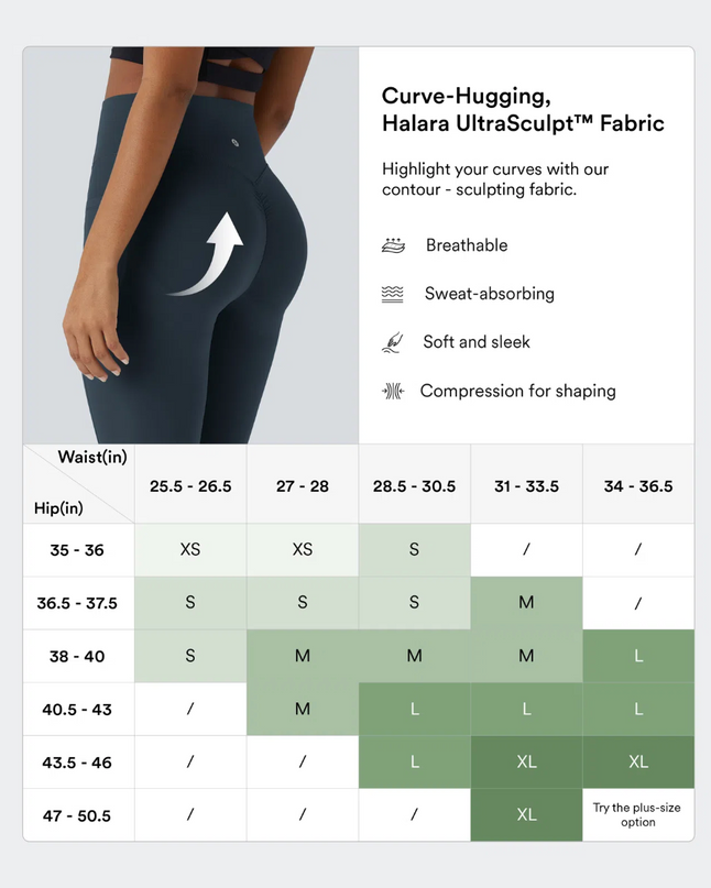 EVORA® High Waisted Scrunch Butt Lifting Tummy Control Pocket Shaping Training Leggings