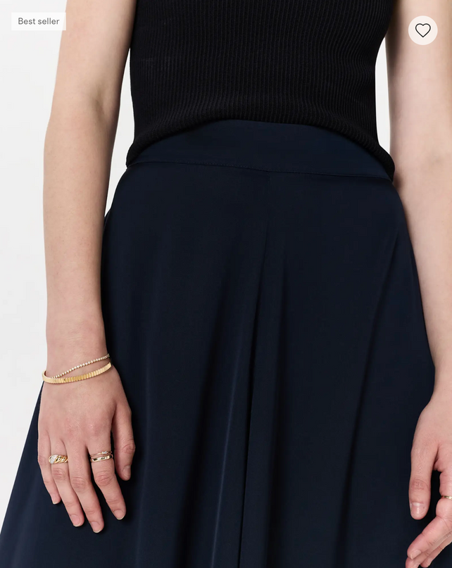 EVORA® Stretch Silk Palazzo Pants