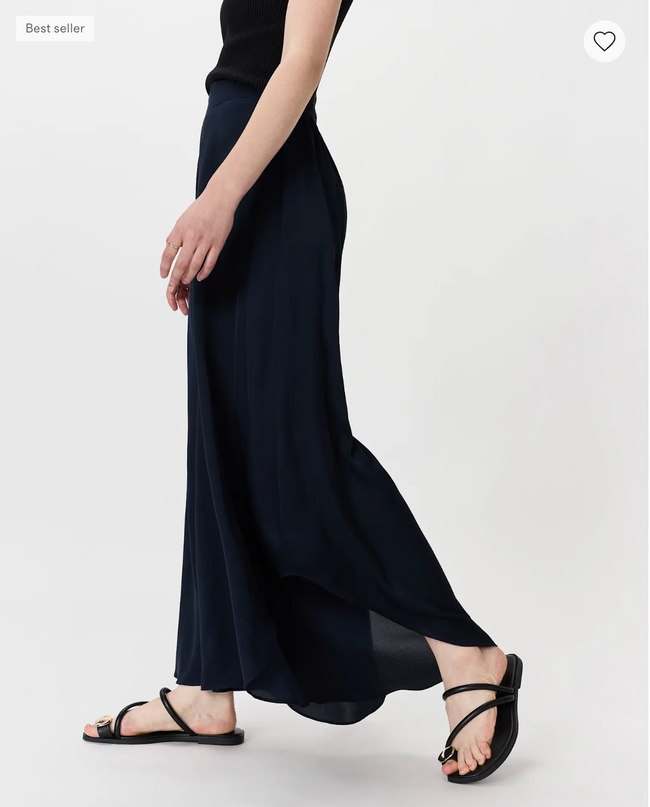 EVORA® Stretch Silk Palazzo Pants