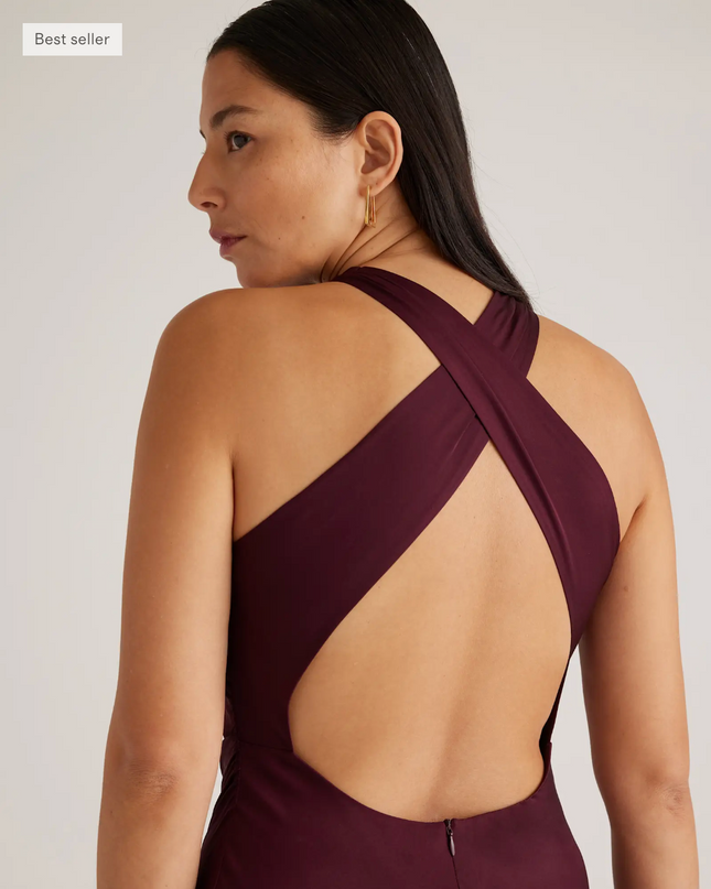 EVORA® Celeste Backless Bow Gown