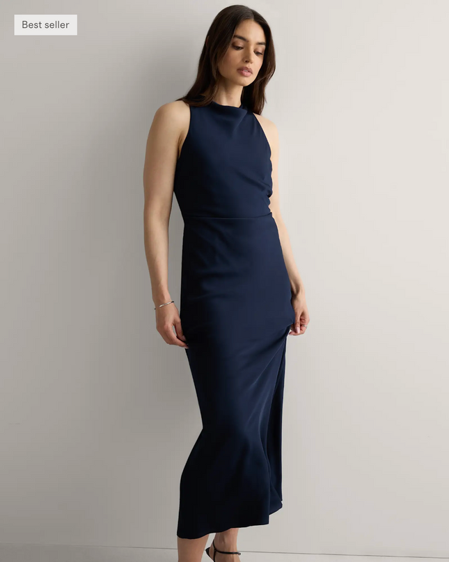 EVORA® Celeste Backless Bow Gown