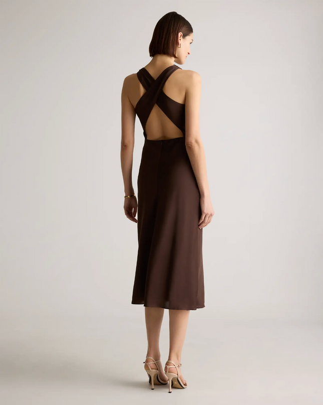 EVORA® Celeste Backless Bow Gown