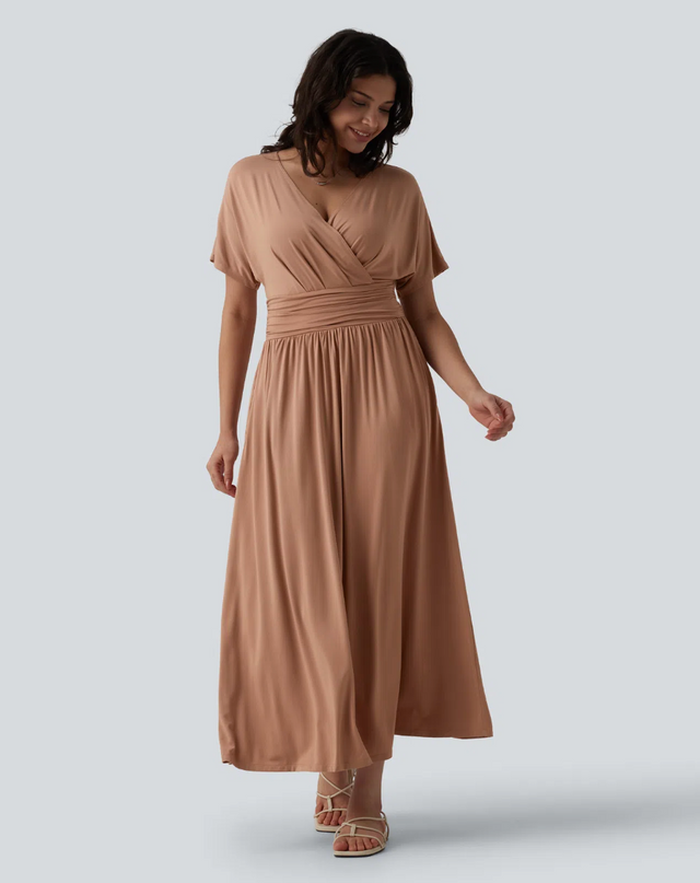 EVORA® Élan High-Waist Maxi Dress