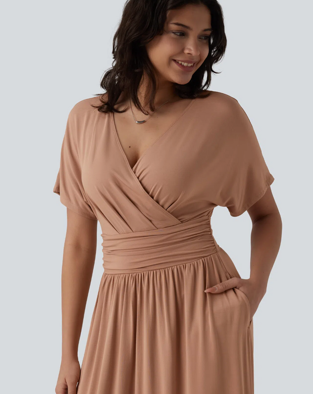 EVORA® Élan High-Waist Maxi Dress