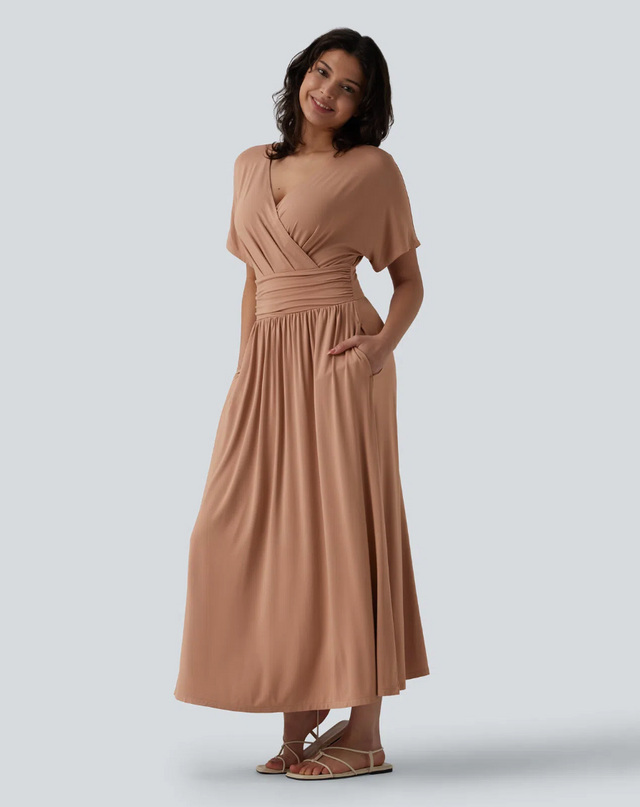 EVORA® Élan High-Waist Maxi Dress