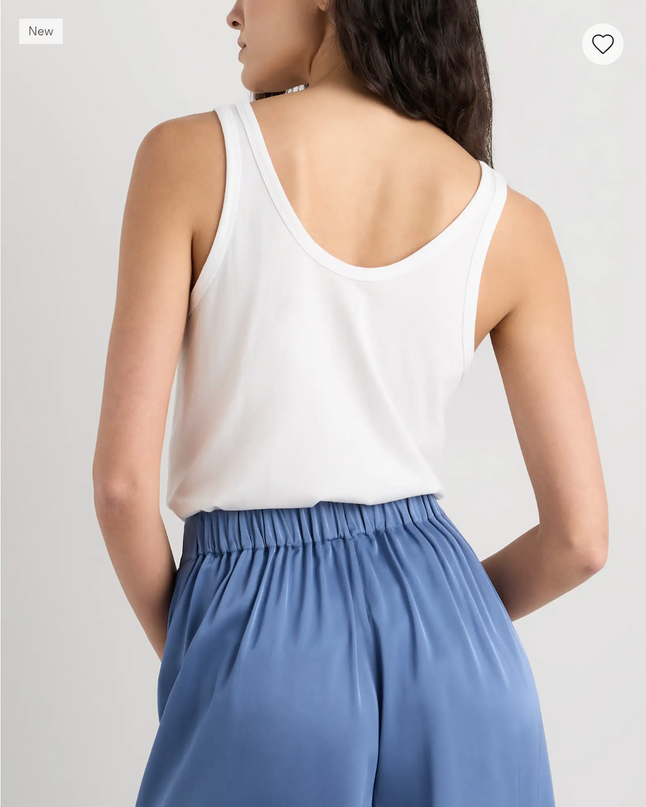 EVORA® Stretch Silk Palazzo Pants