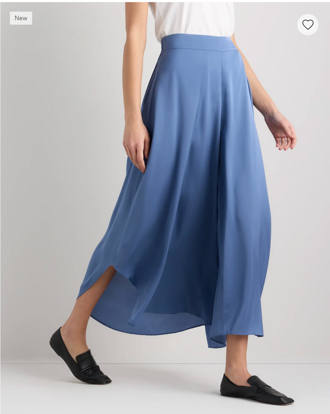 EVORA® Stretch Silk Palazzo Pants