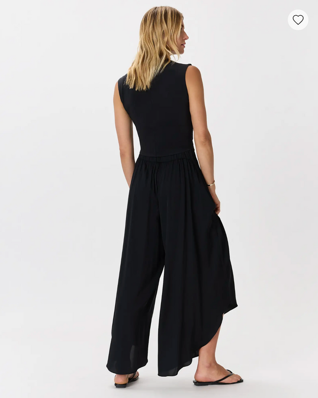 EVORA® Stretch Silk Palazzo Pants