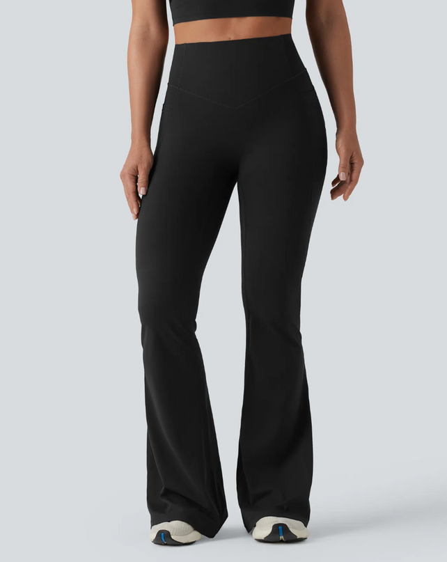 EVORA® Flare Leg Yoga Pants