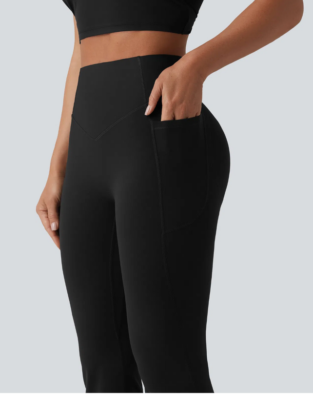 EVORA® Flare Leg Yoga Pants