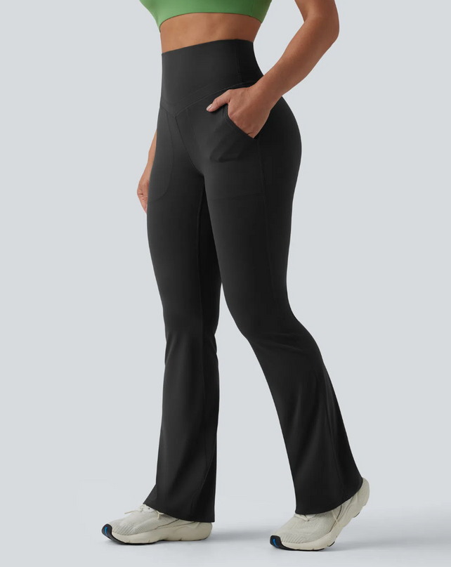 EVORA® Bell-Bottoms Yoga Wide Leg Leggings
