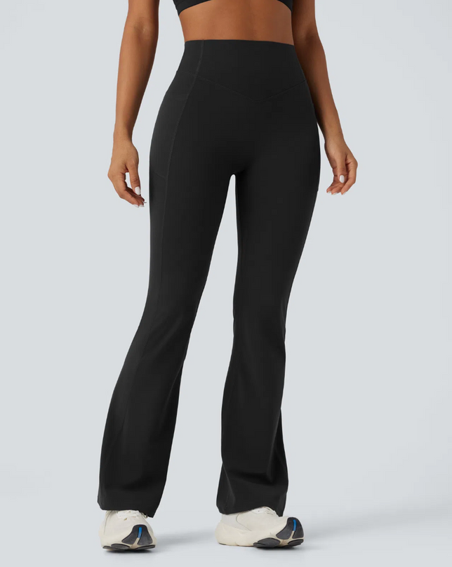 EVORA® Wide Leg Leggings