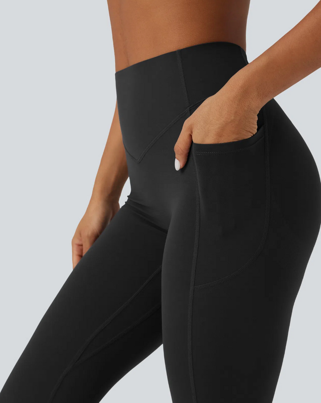 EVORA® Wide Leg Leggings
