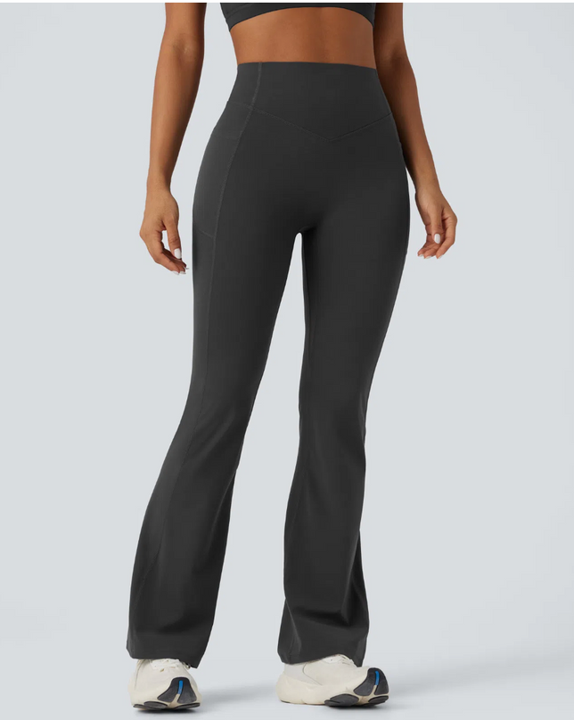 EVORA® Wide Leg Leggings