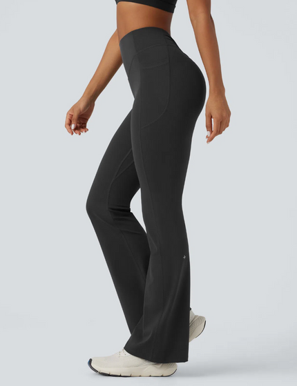 EVORA® Wide Leg Leggings
