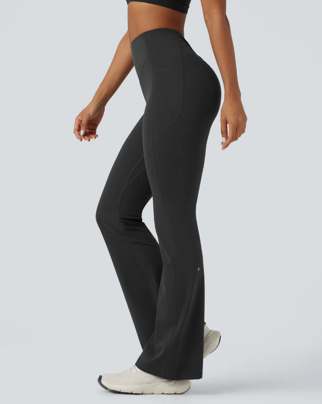 EVORA® Wide Leg Leggings
